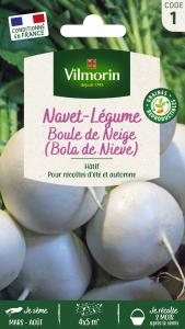 Navet-Légume Rond Boule de Neige